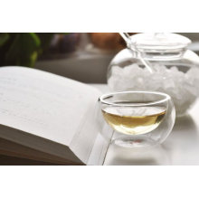 50ml Heat-resistant brosilicate double wall glass cup for tea / coffee / beer / glass tast cup